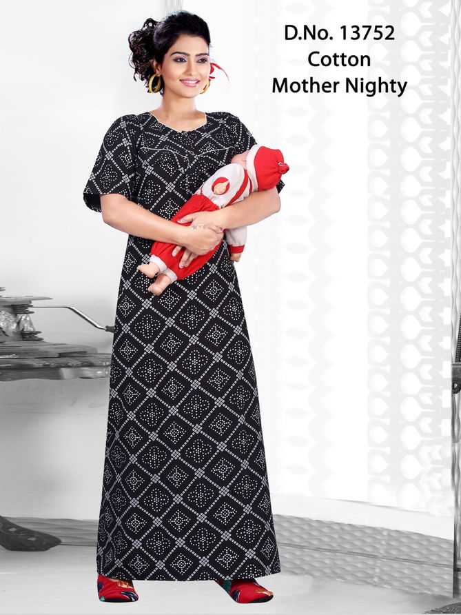 Seven Cross Mother Feeding Nighty Western Catalog